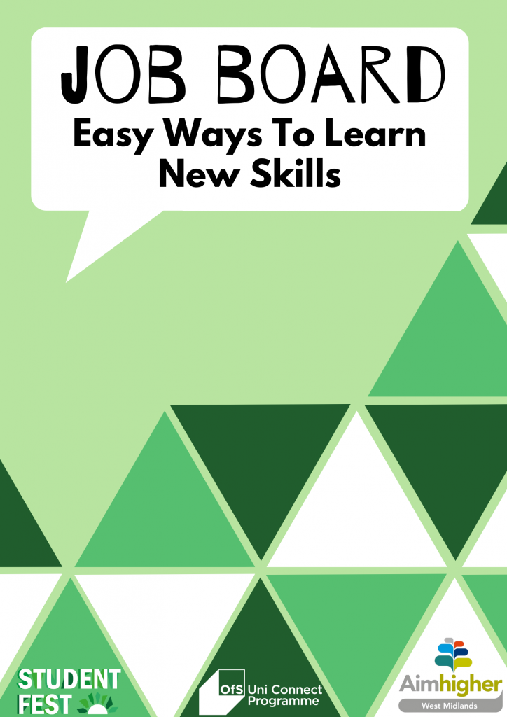 This is a preview of page one of the 'Easy way to learn new skills' booklet. Click the link below to download the document. 