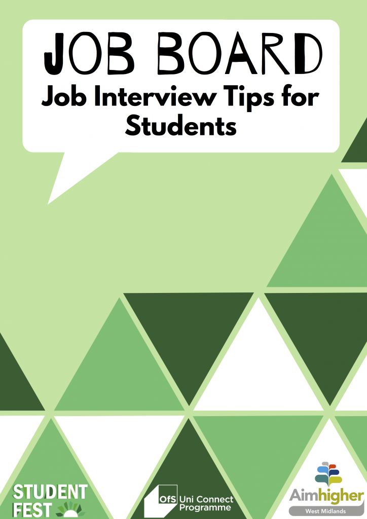 This is an image of the cover page for our 'Interview Tips' PDF. You can download the PDF with the link below!