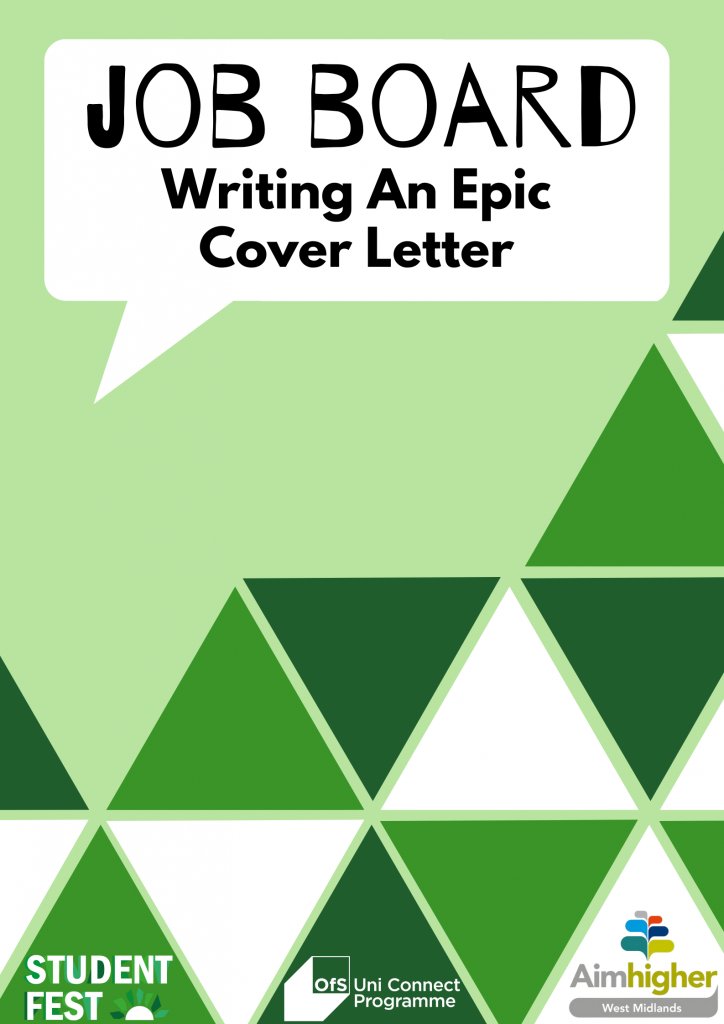 This is an image of the cover page for our 'Writing an epic cover letter' PDF. You can download this PDF below. 