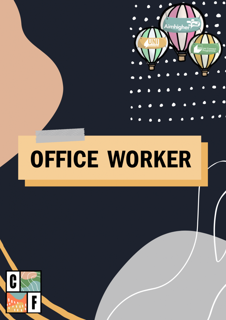 This is the 'Admin and Office Worker' cover page of the pdf. Click below to download.