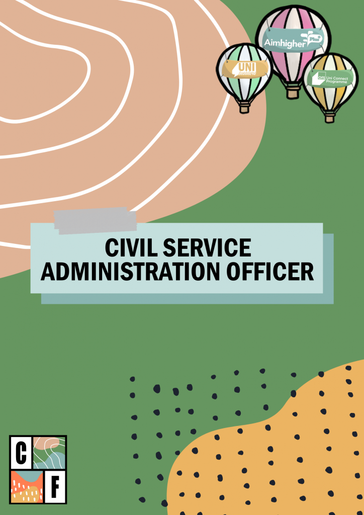 This is the cover photo for our 'Civil Service Administration Officer' pdf. Click below to download the pdf.