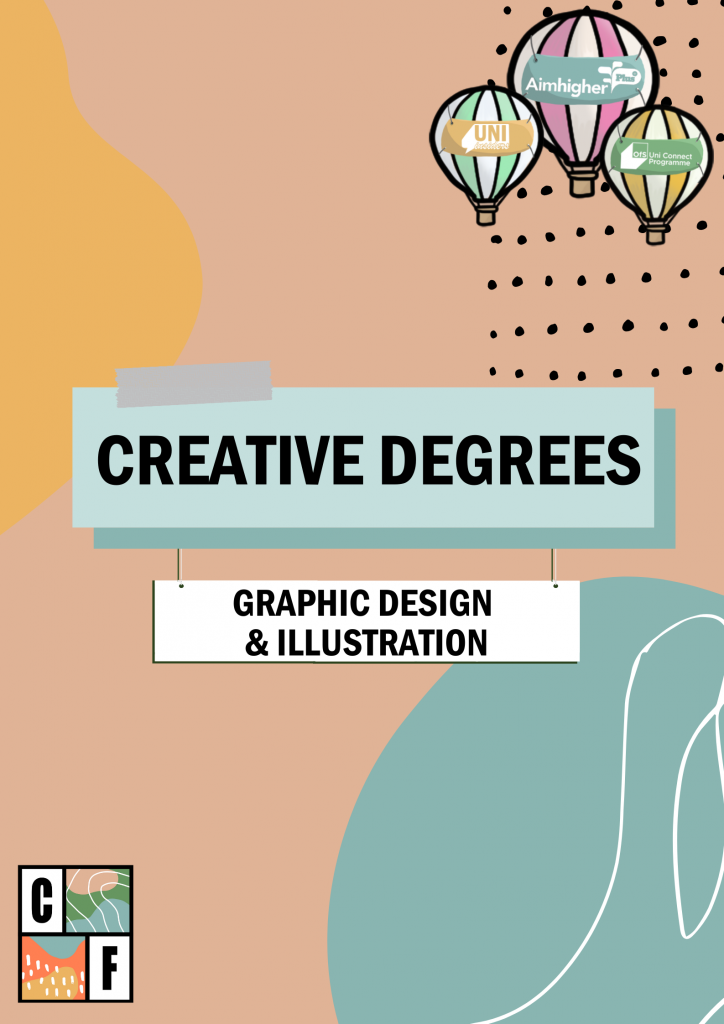 This is an image of the cover page for the Graphic Design and Illustration degree document. There is a downloadable version below. 