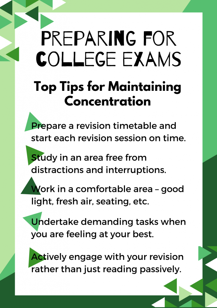 This is an image of the cover page for ‘Preparing for College Exams’ PDF. There is a downloadable version below.